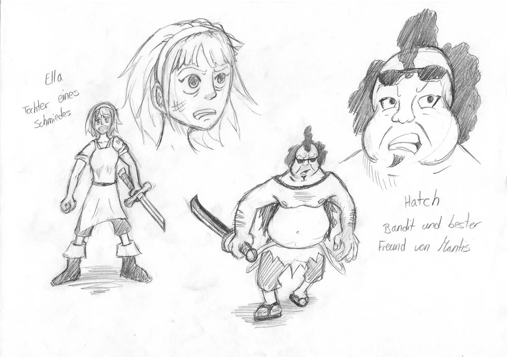 Concept Art Ella & Hatch